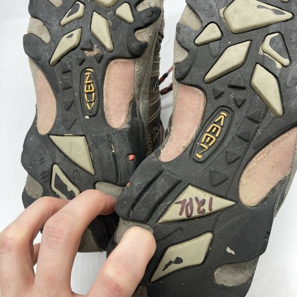 Keen Womens Hiking Oxford Leather Shoes Brown Size 8 - Picture 9 of 9